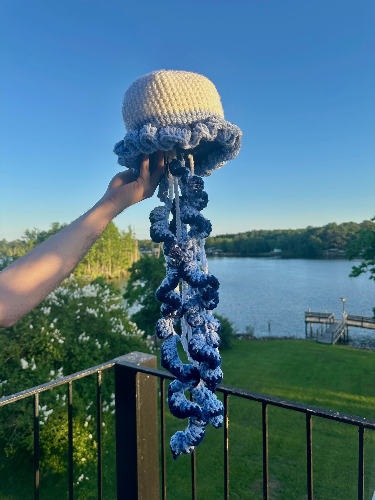 Hand-Made Crochet Jellyfish