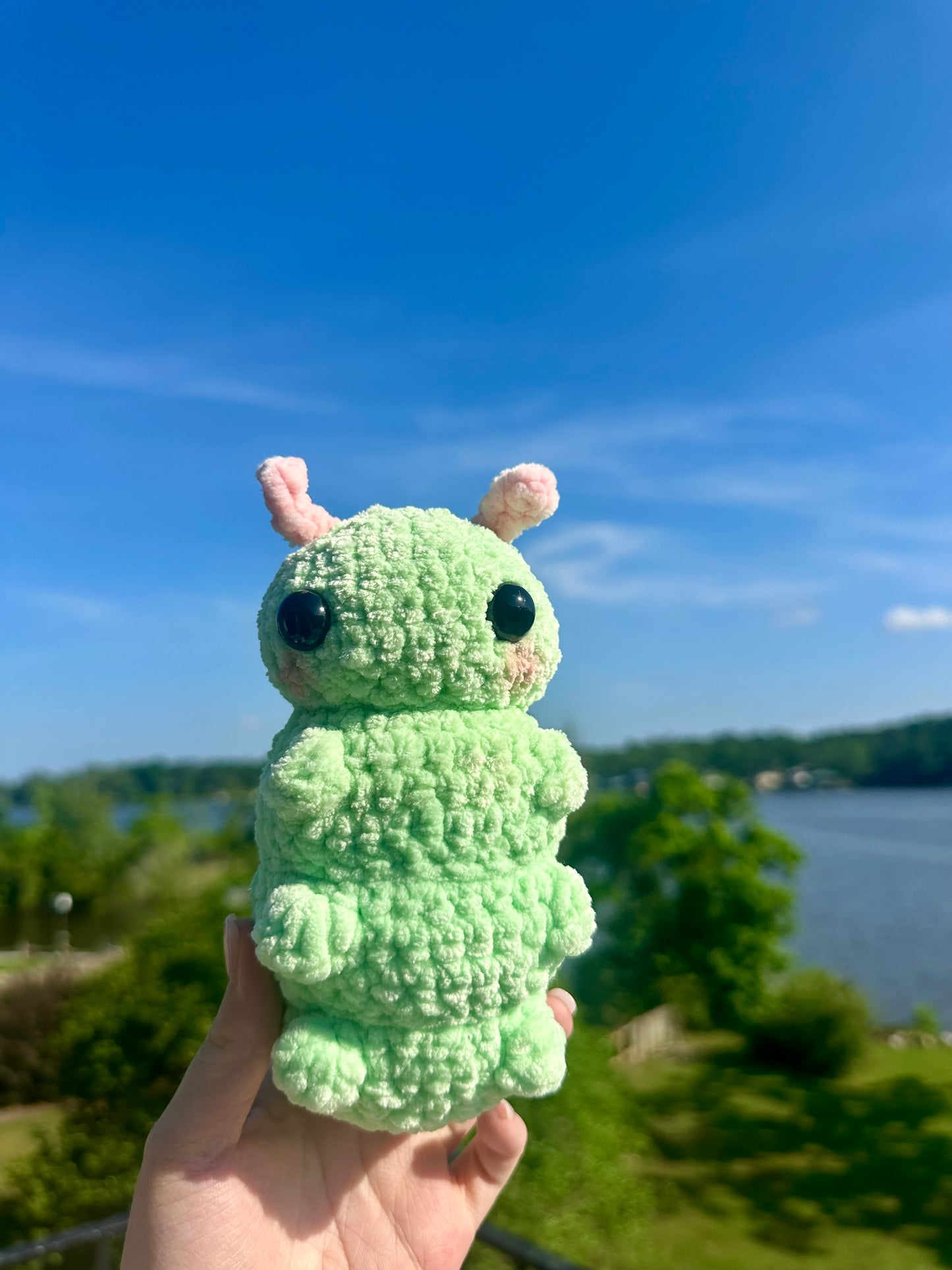 Crochet Caterpillar Plushie