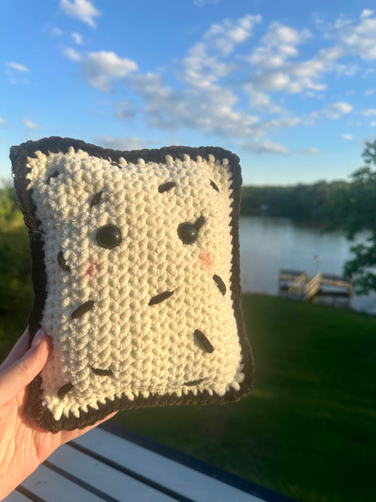 Crochet Oreo Pastry Plushie
