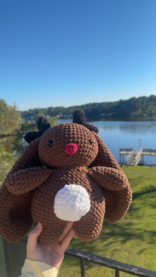 Crochet Reindeer Bunny
