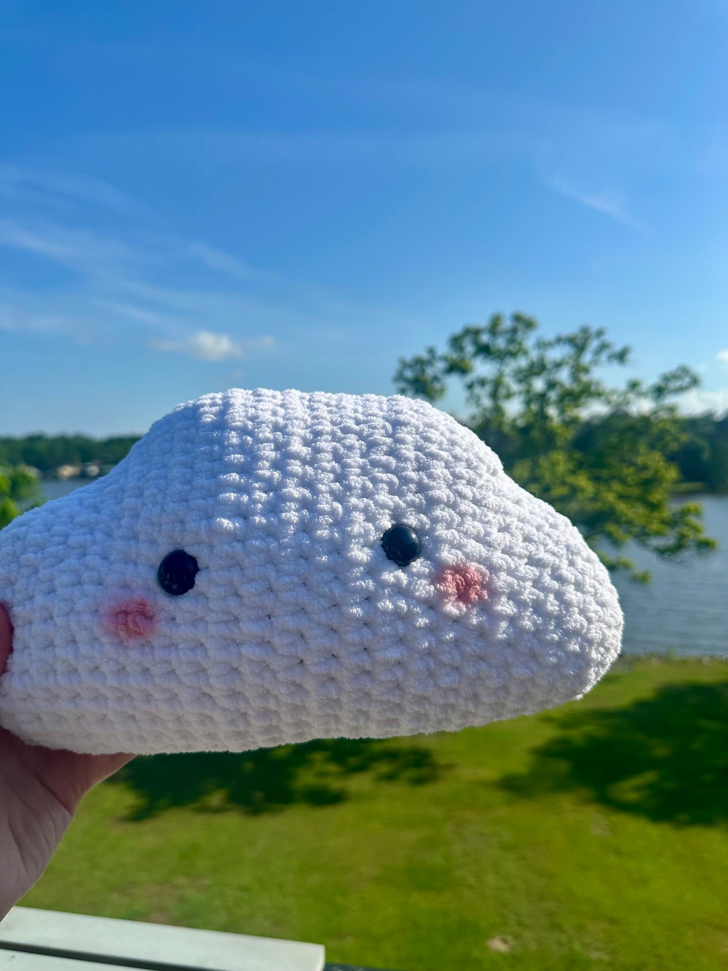 Crochet Cloud Pillow
